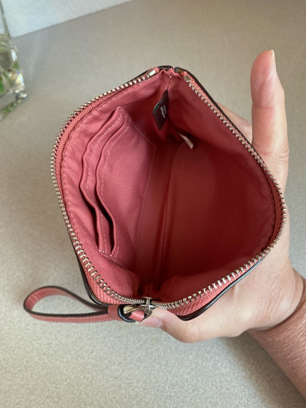 Coach Mixed Fruit Corner Zip Wristlet - Picture 8 of 11